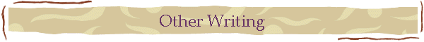 Other Writing