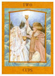 Goddess - Two of Cups