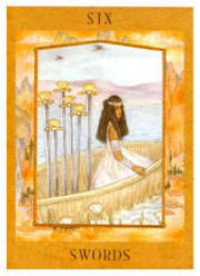 Goddess - Six of Swords